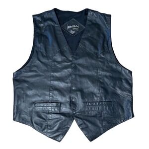 Vintage Katch me Genuine Leather vest XL